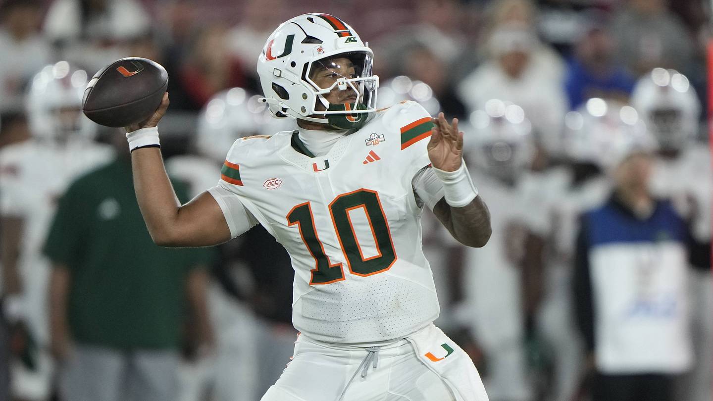 'I Feel Like I'm In Full Control': Miami's Heisman Hopeful QB Dazzles in Program Record Breaking Debut