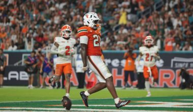 Miami Freshman Running Back Explodes in Home Opener for Miami
