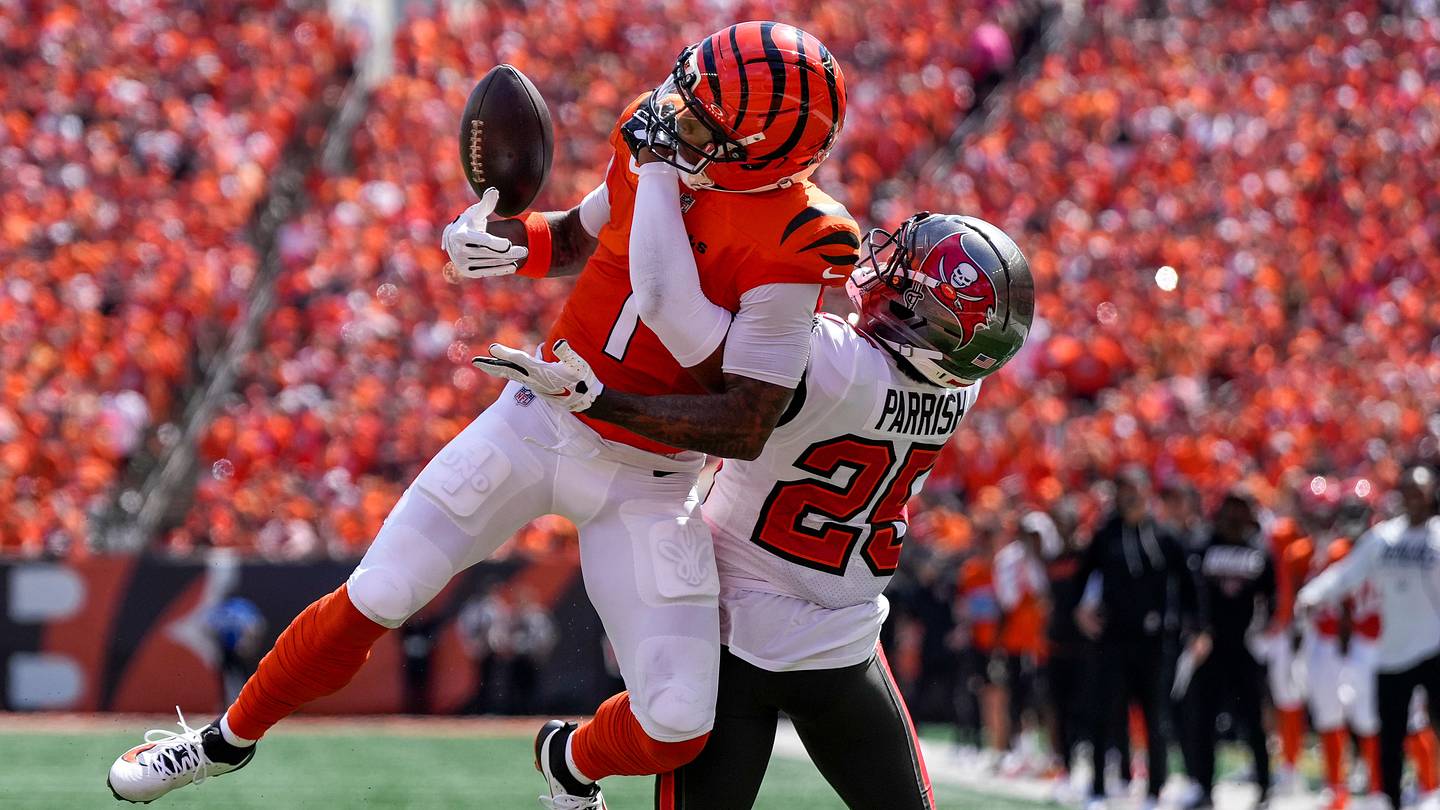 Jacob Parrish and the Buccaneers cornerbacks held their own against the Bengals' wide receivers.