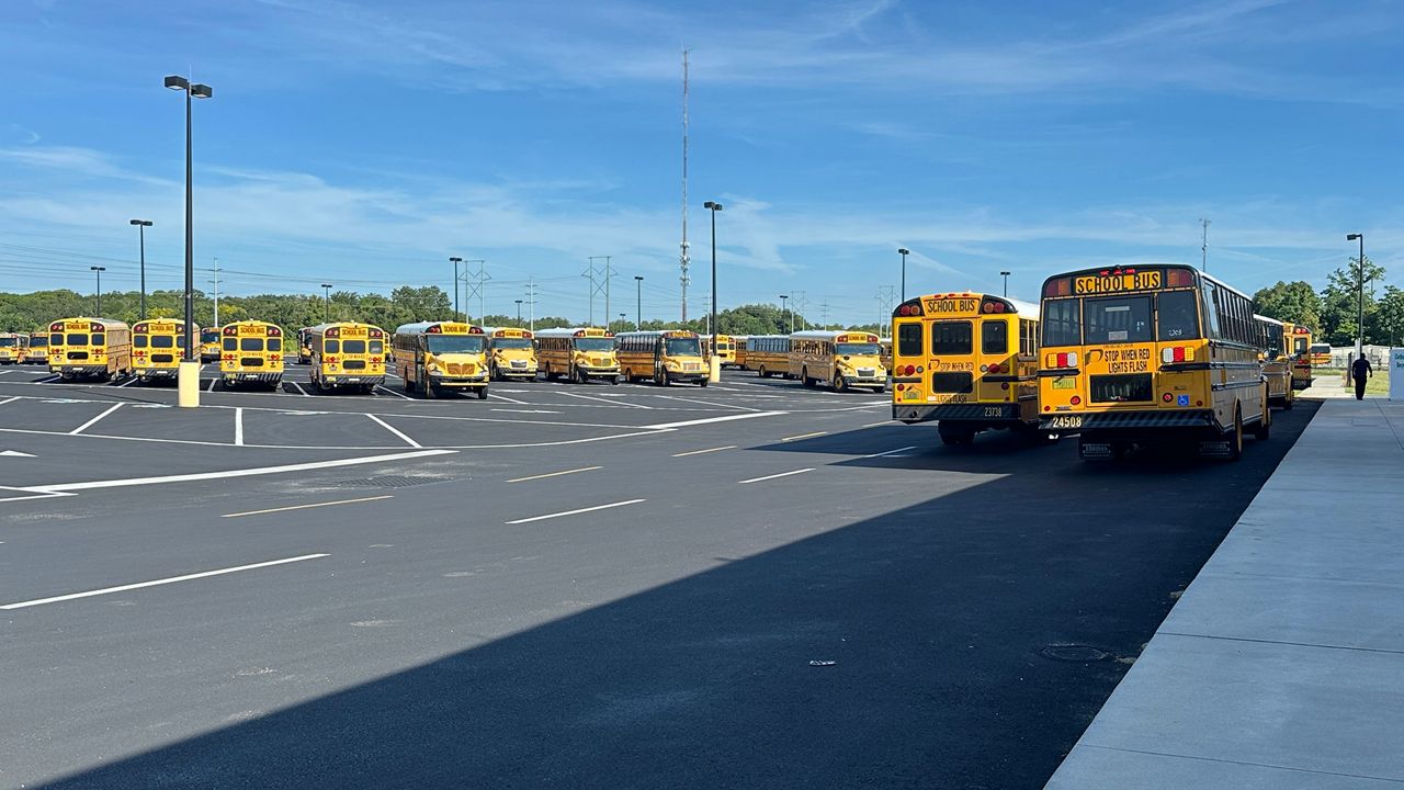 The Orange County school district held a hiring event at its Pine Hills Compound as bus drivers and mechanics are needed. (Spectrum News 13/Massiel Leyva)