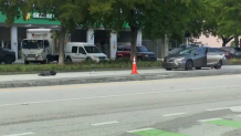 A teenager was rushed to the hospital after they were struck by a car while riding a scooter in Oakland Park Wednesday morning, officials said.