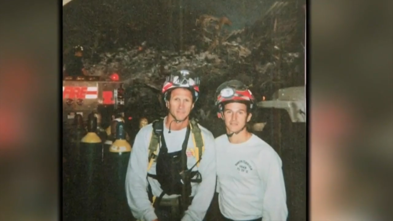 South Florida father & son firefighter duo, recalling moments they were called to help in NYC after 9/11 - WSVN 7News | Miami News, Weather, Sports