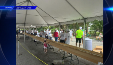 Palm City in Martin County breaks record for longest Cuban sandwich - WSVN 7News | Miami News, Weather, Sports