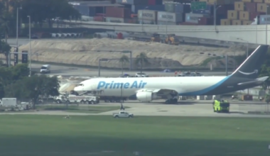 Amazon cargo plane wreckage taken to ‘Cargo City’ after removal from crash site near MIA - WSVN 7News | Miami News, Weather, Sports