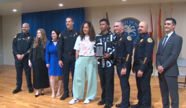 Man honored by Miami Police after rescuing woman from violent attack - WSVN 7News | Miami News, Weather, Sports