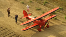 A small plane made an emergency landing near Miami Executive Airport Thursday evening.