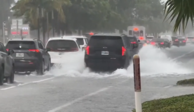 Persistent storms bring flooded streets, soggy conditions ahead of weekend in Broward - WSVN 7News | Miami News, Weather, Sports