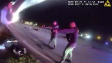 Body camera footage shows the arrest of Shannon Dillon.