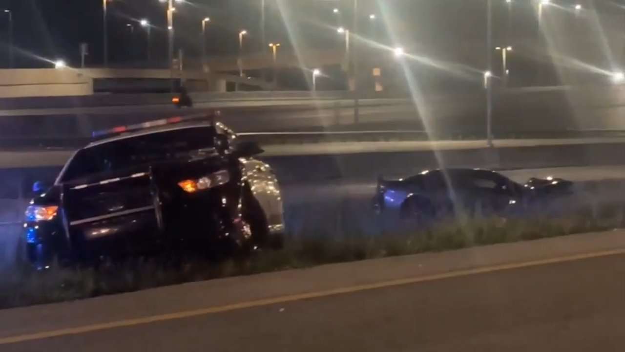 Miami-Dade Schools Police cruiser involved in crash in SW Miami-Dade; no injuries reported - WSVN 7News | Miami News, Weather, Sports