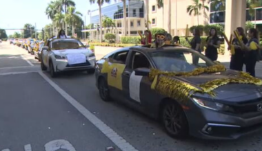 Joe DiMaggio Children’s Hospital hosts 4th annual parade recognizing National Pediatric Cancer Awareness Month - WSVN 7News | Miami News, Weather, Sports