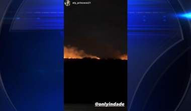 Brush fire in West Broward has burned 25 acres, is 0% contained, officials say - WSVN 7News | Miami News, Weather, Sports