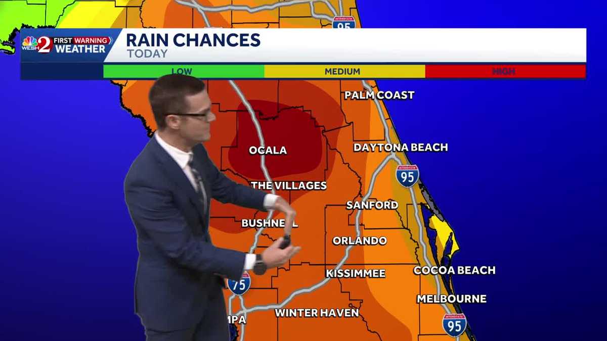 Stormy pattern continues Wednesday across Central Florida
