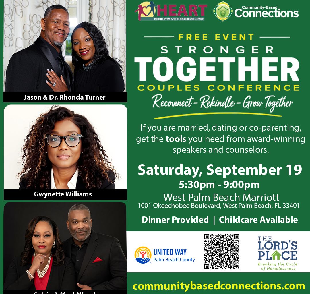 Free Stronger Together Couples Conference presented by Community-Based Connections, Inc.