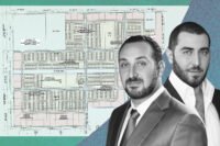 Bluenest Development's Salim and Kamil Chraibi and the schematic of the Redland Reserve project with 582 single-family homes and townhomes