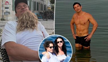 Orlando Bloom shows off washboard abs on vacation with daughter Daisy Dove