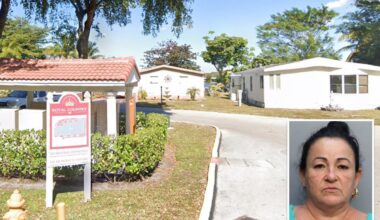 Jealous Florida woman hurls bucket of poop on hubby’s ‘mistress’ in trailer-park stink: cops