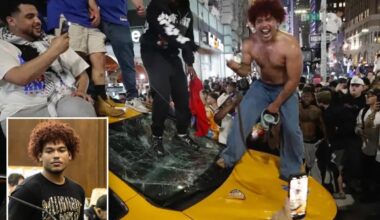 Florida man Saul Vargas claims he was celebrating 21st birthday when he destroyed NYC taxi after Knicks Game 4 win