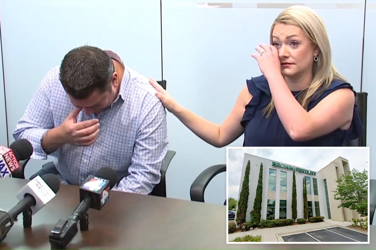 Florida couple accuse Brown Fertility clinic of using other man's sperm to create daughter's embryo