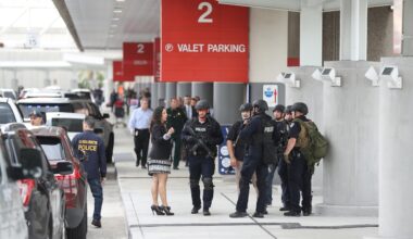 First responders secure area outside Fort Lauderdale-Hollywood