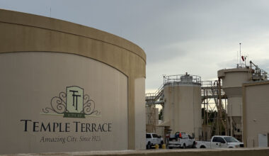 Temple Terrace's plans to renovate the Whiteway plant may lead to a 35% rate increase in water bills