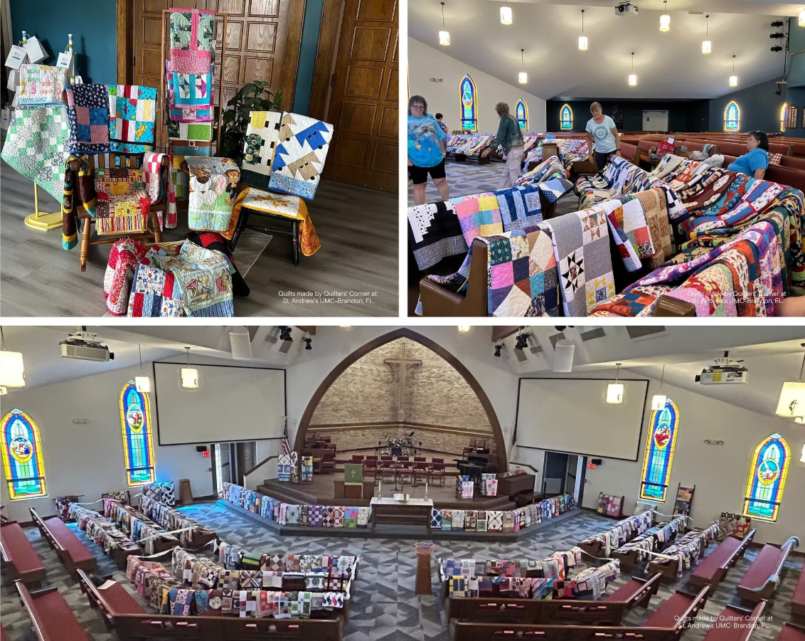 St. Andrew’s Quilters Share Blessings, One Stitch At A Time
