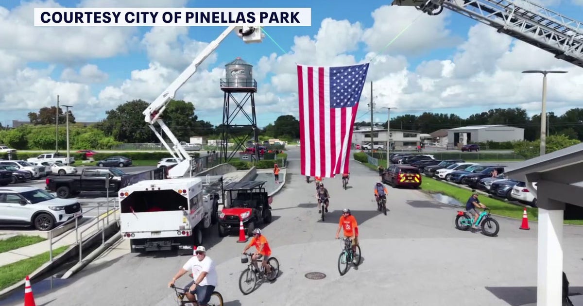 Tampa Bay area veteran leads 'Alive Ride' through Pinellas Park on 20th anniversary of survival