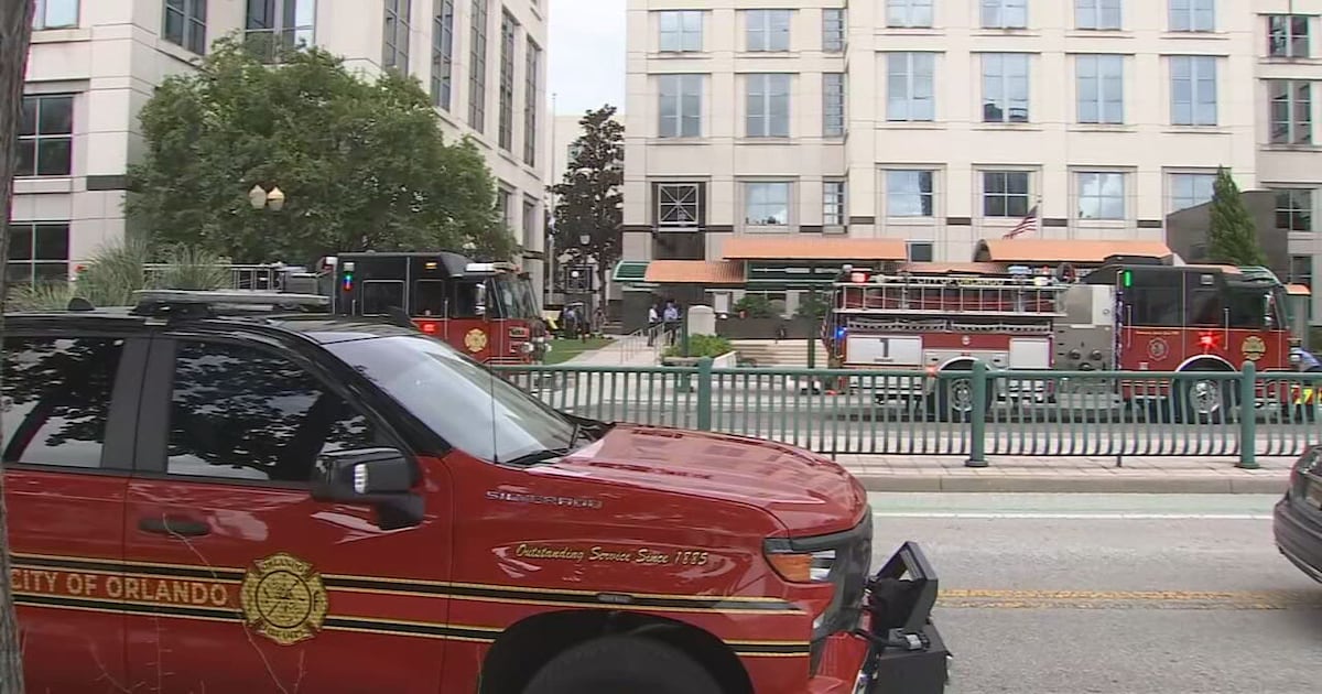 Three hospitalized after suspicious substance found near Orange County courthouse