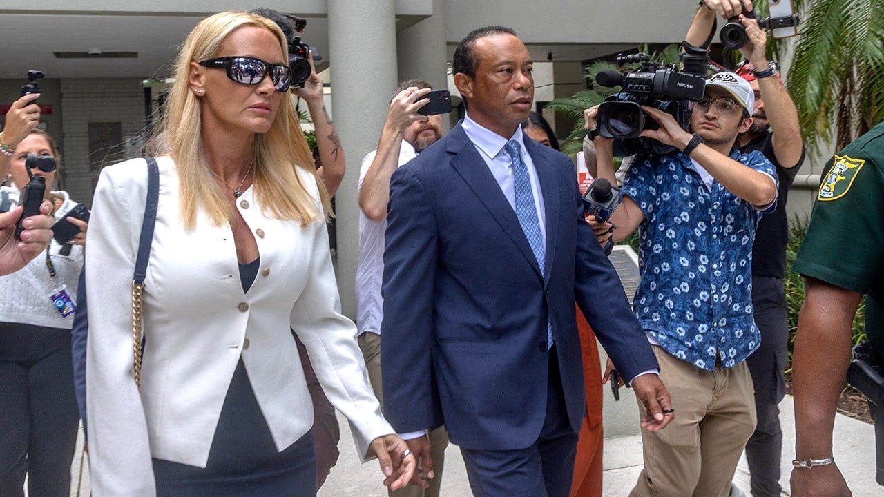 Vanessa Trump joins Tiger Woods at Florida courthouse as he strikes plea agreement in rollover crash case