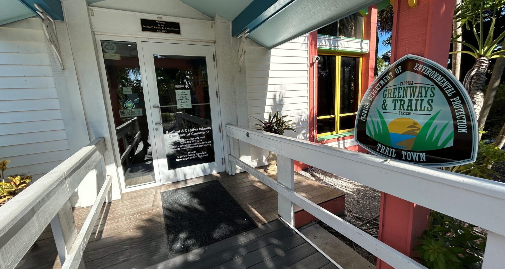 Sanibel Trail Town trailhead open at SanCap Chamber