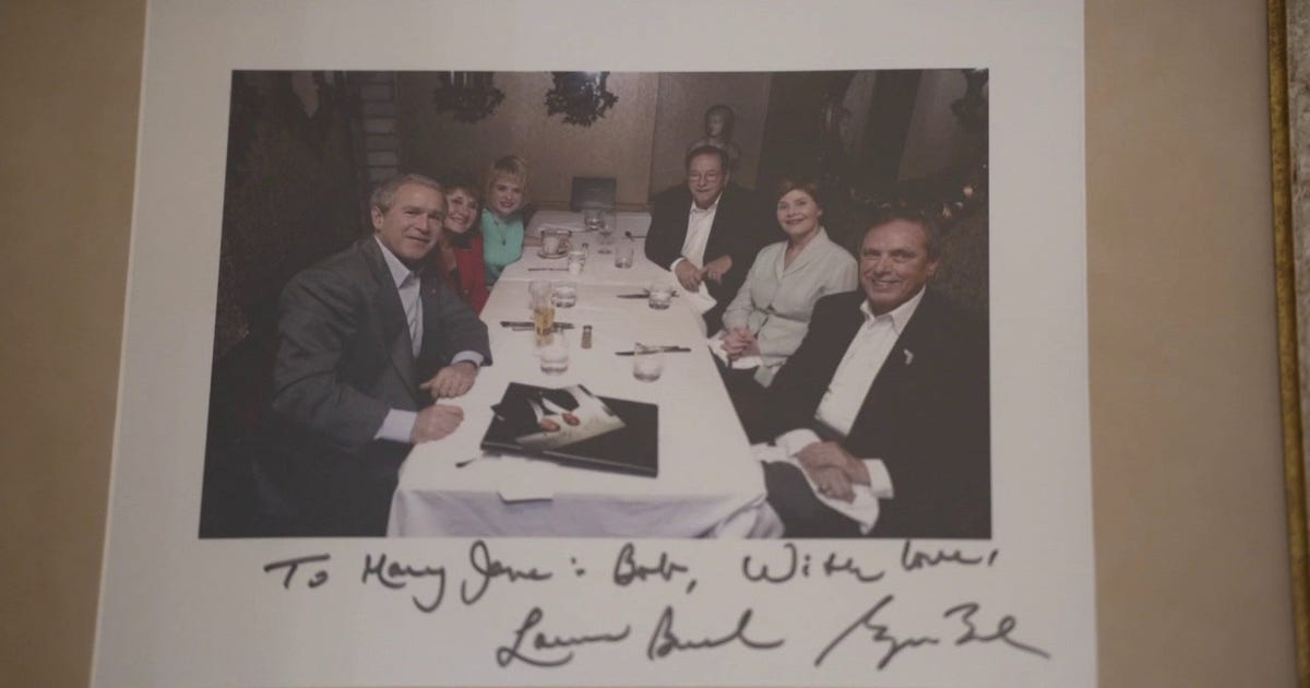 Former Florida governor treasures signed presidential menu from Sept. 10, 2001