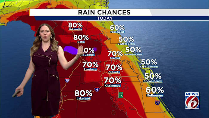 Heavy rain threat ramps up across Central Florida through Labor Day weekend