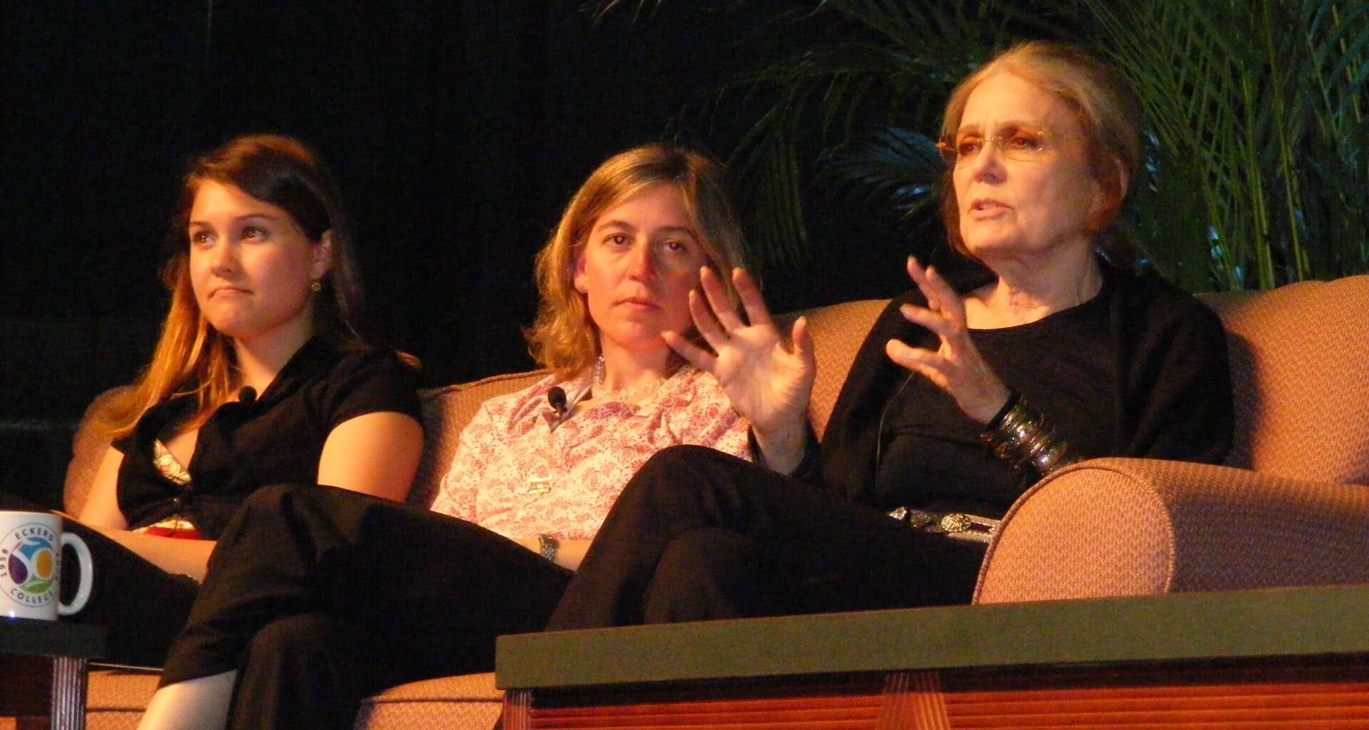 Gloria Steinem at Eckerd College in St. Petersburg, FL
