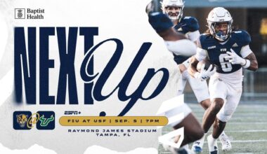 Football Opens 2026 with Saturday Night Sunshine State Showdown at South Florida