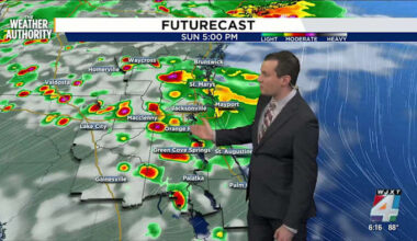 Meteorologist Chris Holtzman has your Saturday evening forecast