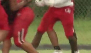 Jaysahn Patton runs TOUGH and powers his way into the end zone for the TUDDY! 🏈💪🏾