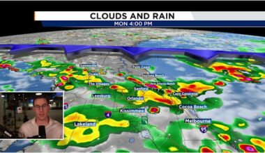 Sunday evening forecast