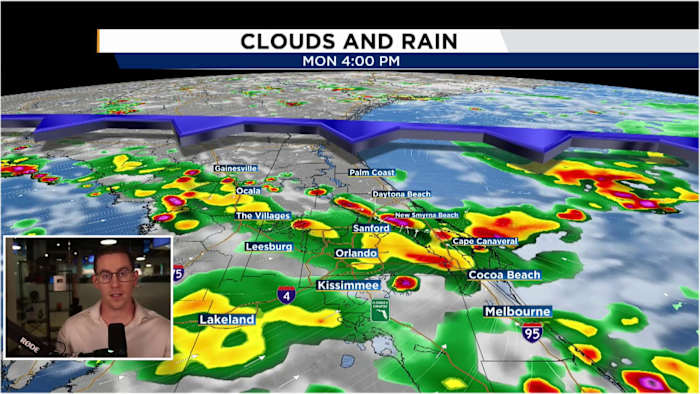 Sunday evening forecast