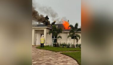 St. Lucie firefighters extinguish blaze in attic of new, unoccupied home