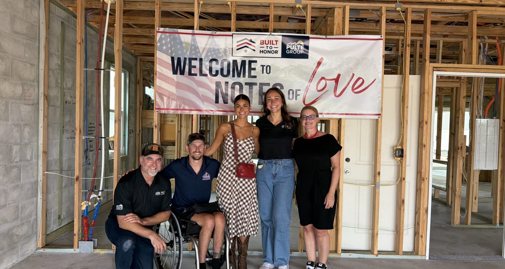 PulteGroup Hosts Notes Of Love Ceremony For Two Veterans Receiving Mortgage-free Homes