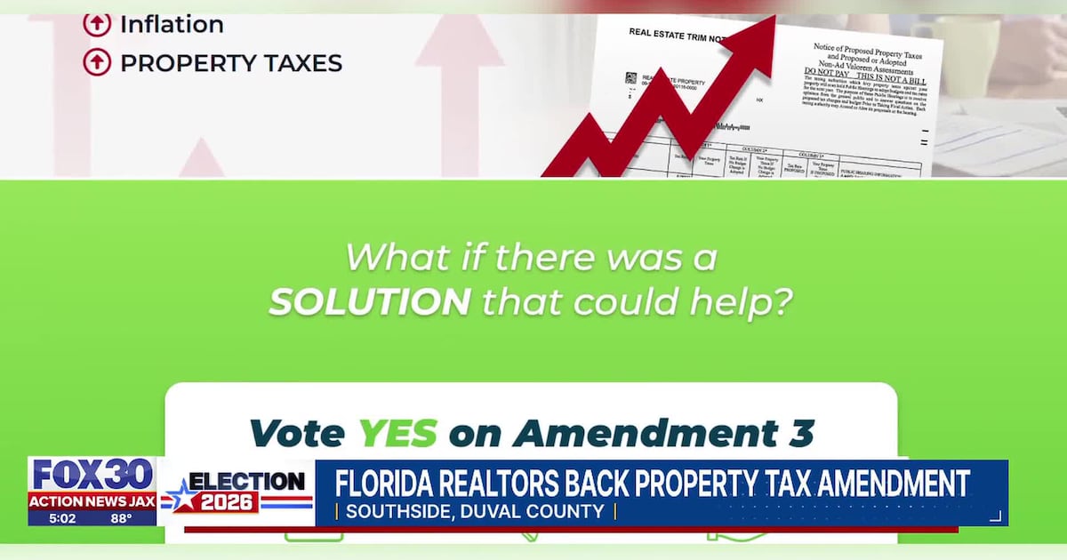 Florida Realtors launch pro-Amendment 3 campaign, putting up $10 million behind the effort – 104.5 WOKV