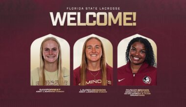 Forrest, Dickson and Brown Join Florida State Lacrosse Staff