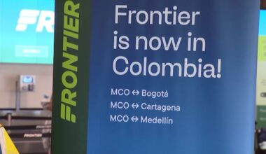 Frontier Airlines announces new nonstop flights from Orlando to Colombia