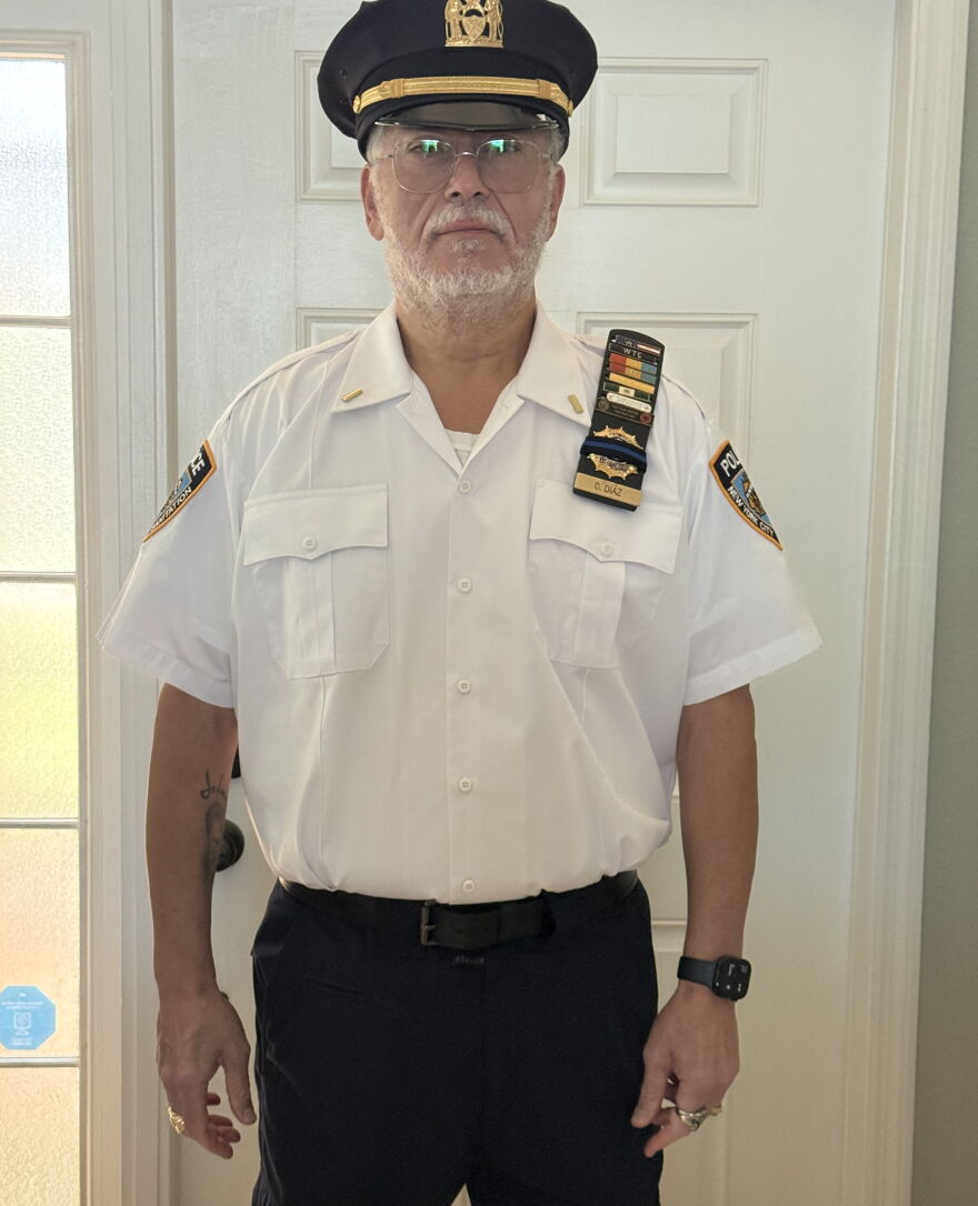 Retired New York City Sanitation Police Lieutenant Chuck Diaz.