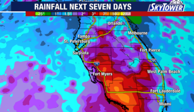 Heavy weekend rain expected to ease ongoing Florida drought