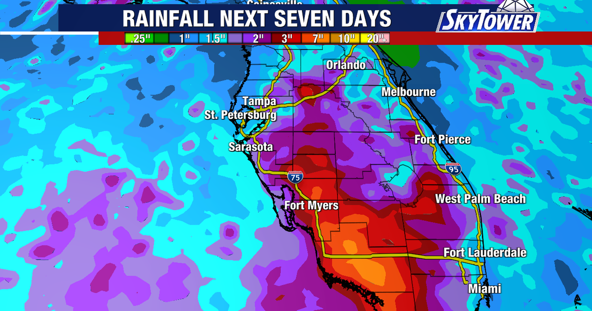 Heavy weekend rain expected to ease ongoing Florida drought