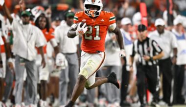 Takeaways from No. 7 Miami’s 77-7 win against FAMU as freshmen shine