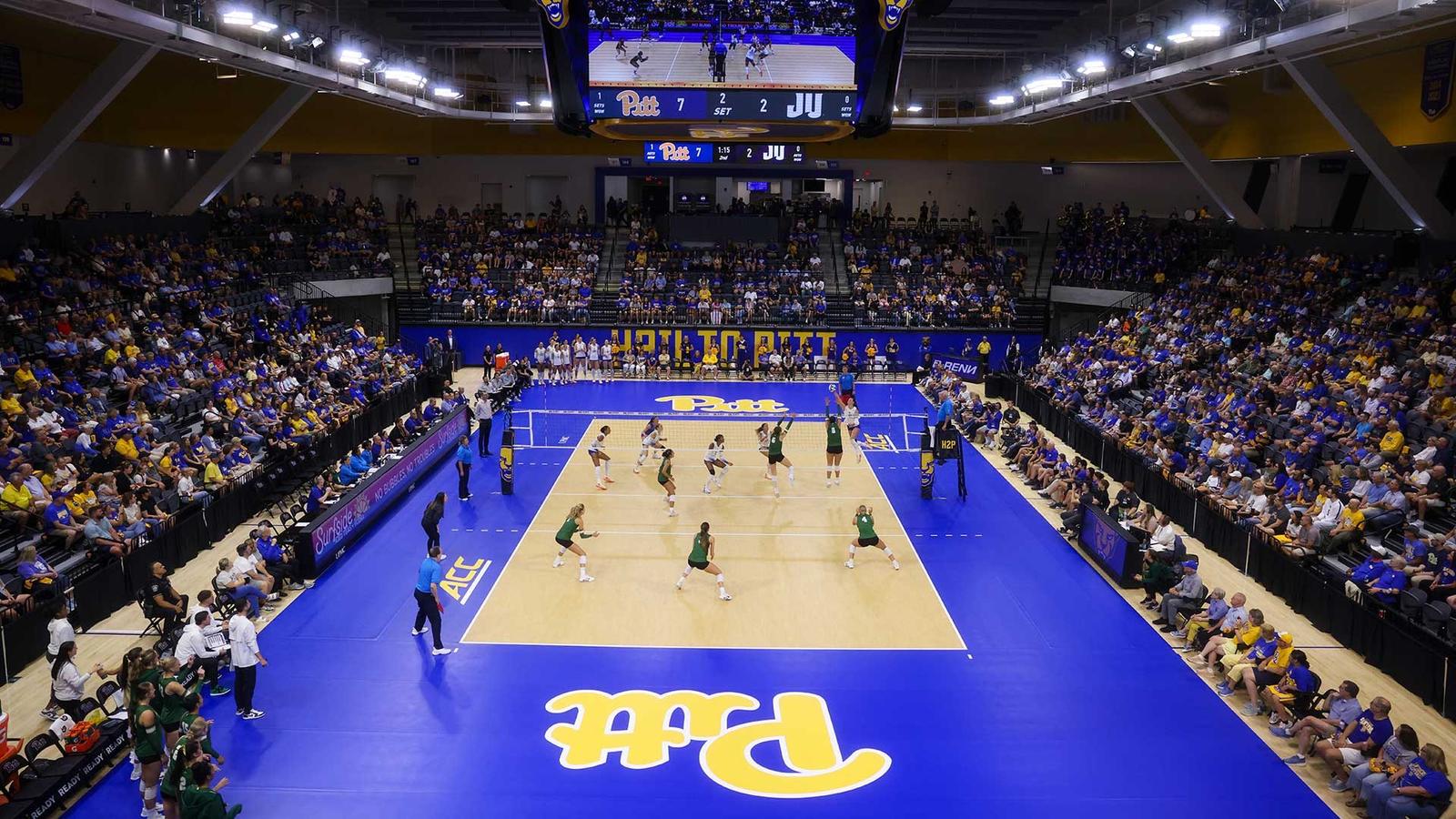 No. 2 Pitt Gets First Win In Victory Heights, Sweeps Jacksonville