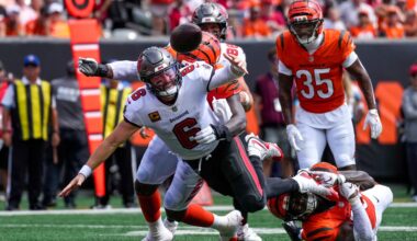 The Buccaneers lost a tough game to the Bengals in Week 1 due to multiple turnovers.