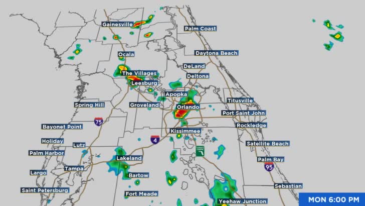 LIVE RADAR: Strong storms moving through Central Florida