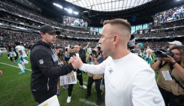 Las Vegas Raiders head coach Klint Kubiak
